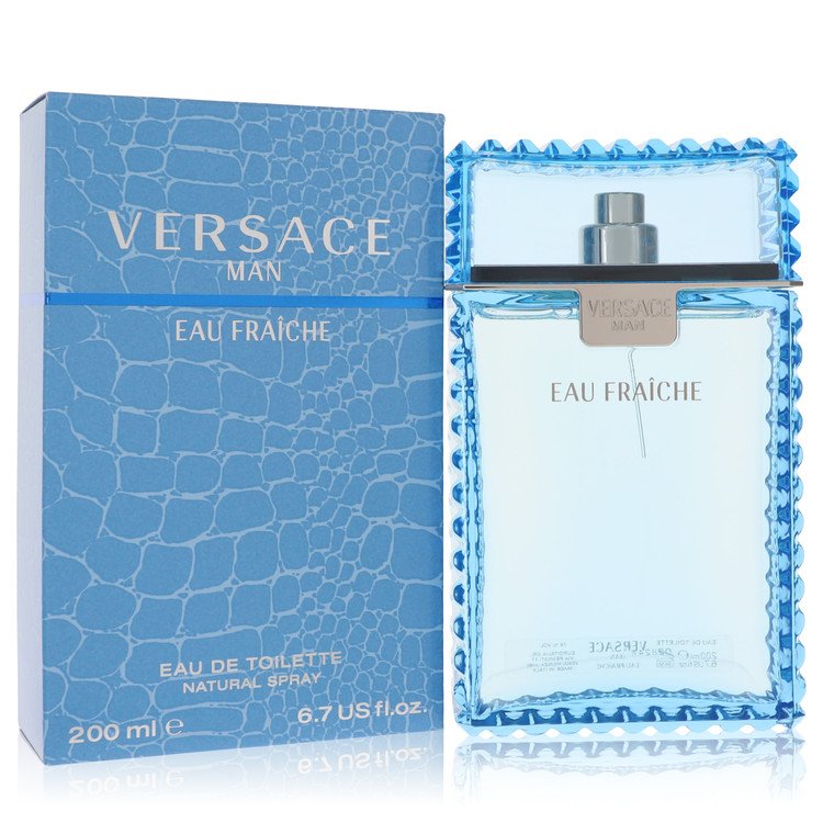 Versace Eau Fraiche Cologne By Versace 6.7 Oz Eau De Toilette Spray For Men In Box