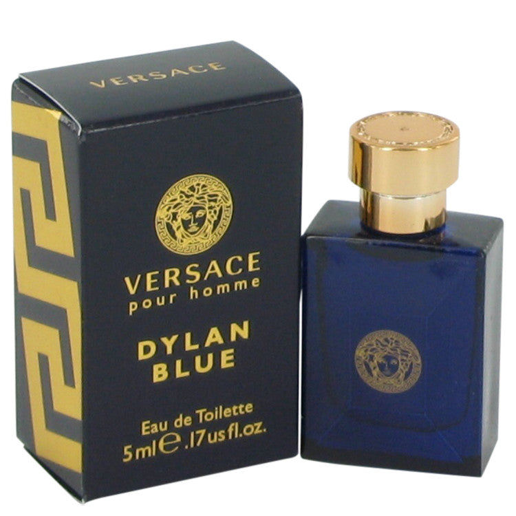 Versace Pour Homme Dylan Blue Cologne by Versace Mini EDT .17 oz for Men - Authentic Fragrance - Discount Men Perfume or Cologne Fragrance