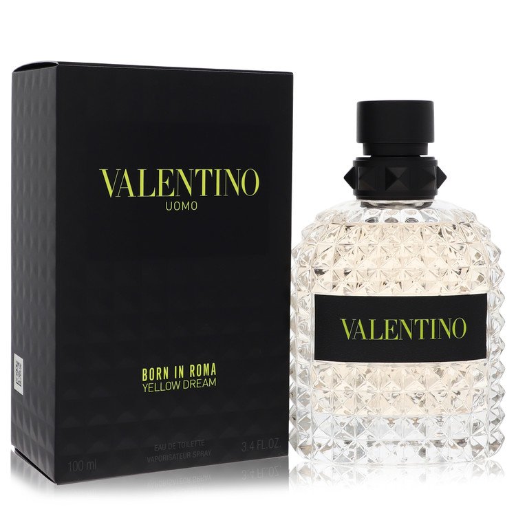 Born In Roma Yellow Dream Cologne By Valentino 3.4 Oz Eau De Toilette Spray For Men In Box