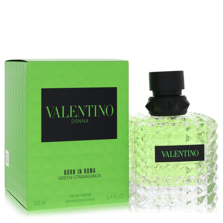 Valentino Donna Born in Roma Green Stravaganza Perfume by Valentino Eau De Parfum Spray 3.4 oz for Women - Authentic Fragrance - Discount Women Perfume or Cologne Fragrance