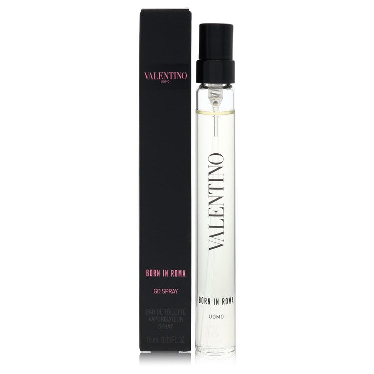 Valentino Uomo Born In Roma Cologne by Valentino Mini EDT Spray 0.34 oz for Men - Authentic Fragrance - Discount Men Perfume or Cologne Fragrance