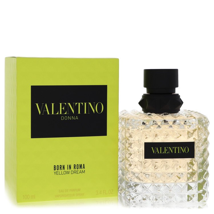 Born In Roma Yellow Dream Perfume By Valentino 3.4 Oz Eau De Parfum Spray For Women In Box