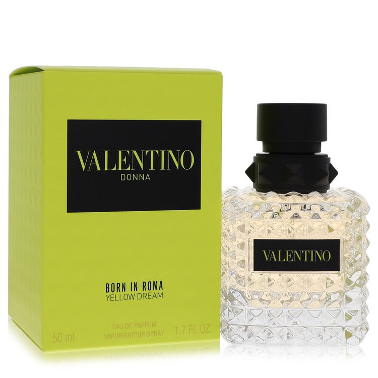 Donna Born In Roma Yellow Dream Perfume By Valentino 1.7 Oz Eau De Parfum Spray For Women In Box
