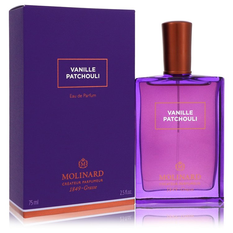 Vanille Patchouli Perfume by Molinard Eau De Parfum Spray (New Packaging) 2.5 oz for Women - Authentic Fragrance - Discount Women Perfume or Cologne Fragrance