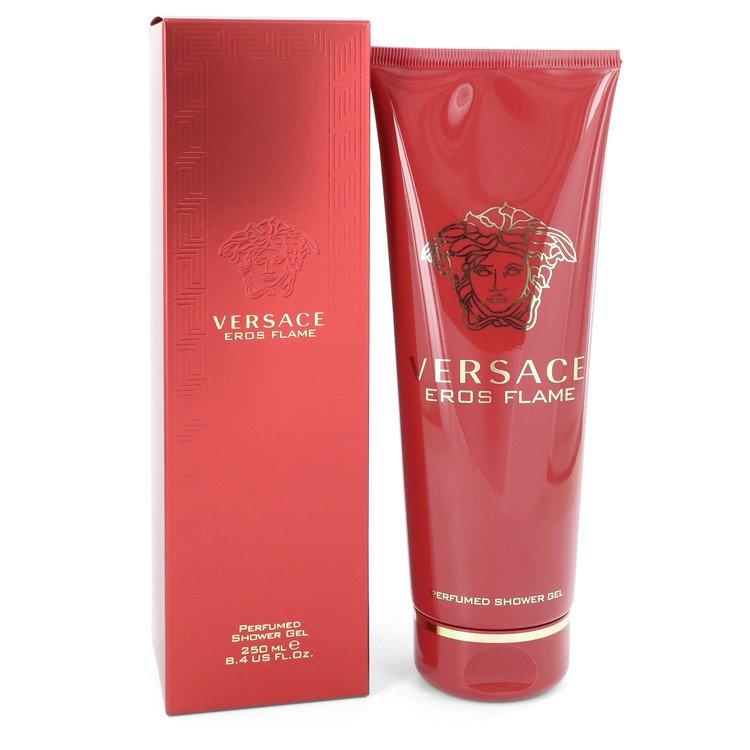 Versace Eros Flame Cologne by Versace Shower Gel 8.4 oz for Men - Authentic Fragrance - Discount Men Perfume or Cologne Fragrance