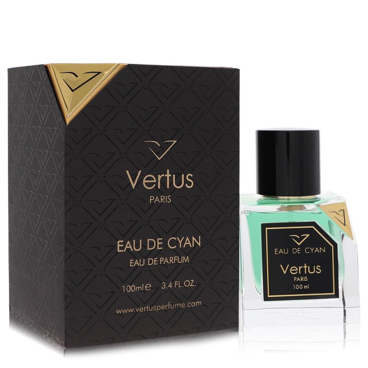 Vertus Eau De Cyan Cologne by Vertus Eau De Parfum Spray (Unisex) 3.4 oz for Men - Authentic Fragrance - Discount Men Perfume or Cologne Fragrance