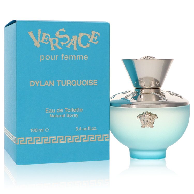 Versace Pour Femme Dylan Turquoise Perfume by Versace Eau De Toilette Spray 3.4 oz for Women - Authentic Fragrance - Discount Women Perfume or Cologne Fragrance