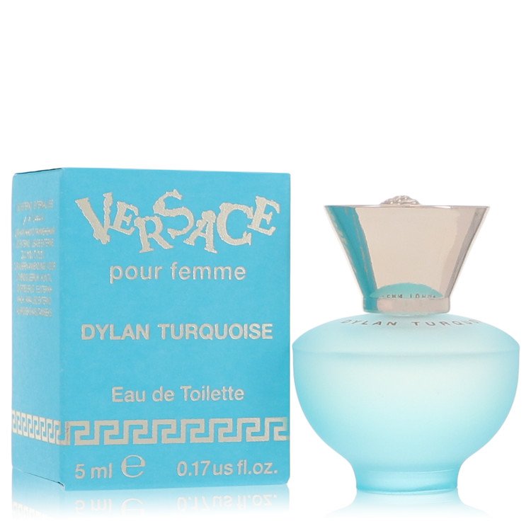 Versace Pour Femme Dylan Turquoise Perfume by Versace Mini Edt .17 Oz / 5 Ml for Women