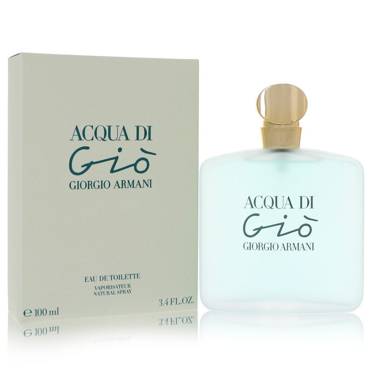Acqua Di Gio Perfume By Giorgio Armani 3.4 Oz Eau De Toilette Spray For Women In Box