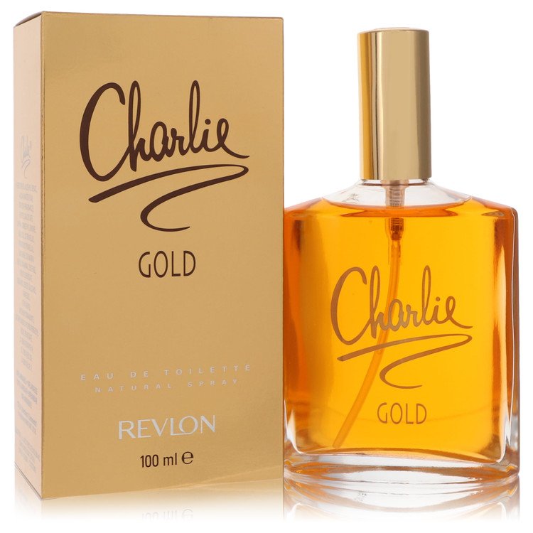 Charlie Gold Perfume By Revlon 3.3 Oz Eau De Toilette Spray For Women In Box