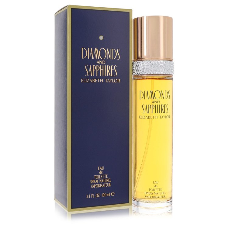 DIAMONDS & Sapphires Perfume by Elizabeth Taylor Eau De Toilette Spray 3.4 oz for Women - Authentic Fragrance - Discount Women Perfume or Cologne Fragrance