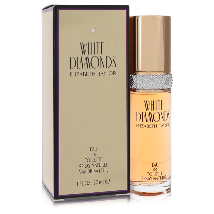 White Diamonds Perfume by Elizabeth Taylor Eau De Toilette Spray 1 oz for Women - Authentic Fragrance - Discount Women Perfume or Cologne Fragrance