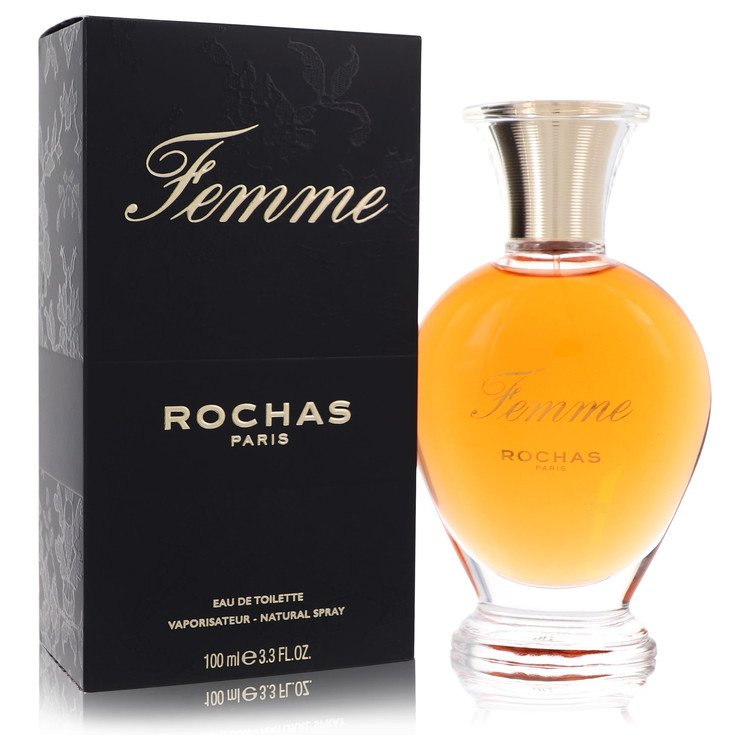 Femme Rochas Perfume by Rochas Eau De Toilette Spray 3.4 oz for Women - Authentic Fragrance - Discount Women Perfume or Cologne Fragrance