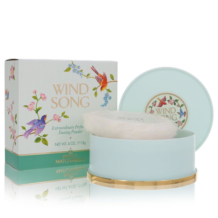 Wind Song Perfume by Prince Matchabelli Dusting Powder 4 oz for Women - Authentic Fragrance - Discount Women Perfume or Cologne Fragrance