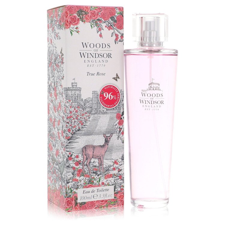 True Rose Perfume by Woods of Windsor Eau De Toilette Spray 3.3 oz for Women - Authentic Fragrance - Discount Women Perfume or Cologne Fragrance