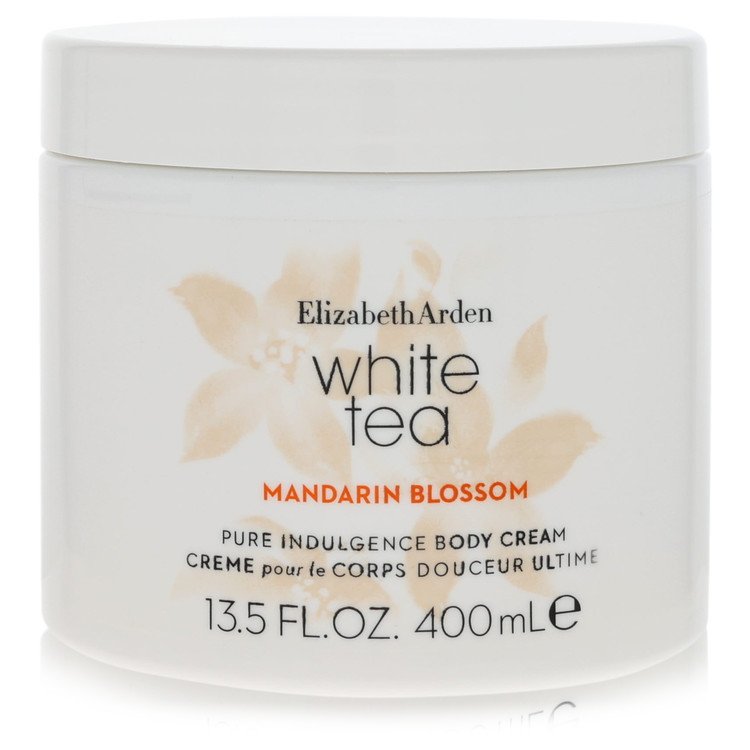 White Tea Mandarin Blossom Perfume by Elizabeth Arden Body Cream 13.5 oz for Women - Authentic Fragrance - Discount Women Perfume or Cologne Fragrance