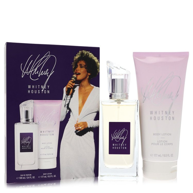 Whitney Houston Perfume by Whitney Houston Gift Set -- 3.4 oz Eau De Parfum Spray + 6 oz Body Lotion for Women - Authentic Fragrance - Discount Women Perfume or Cologne Fragrance
