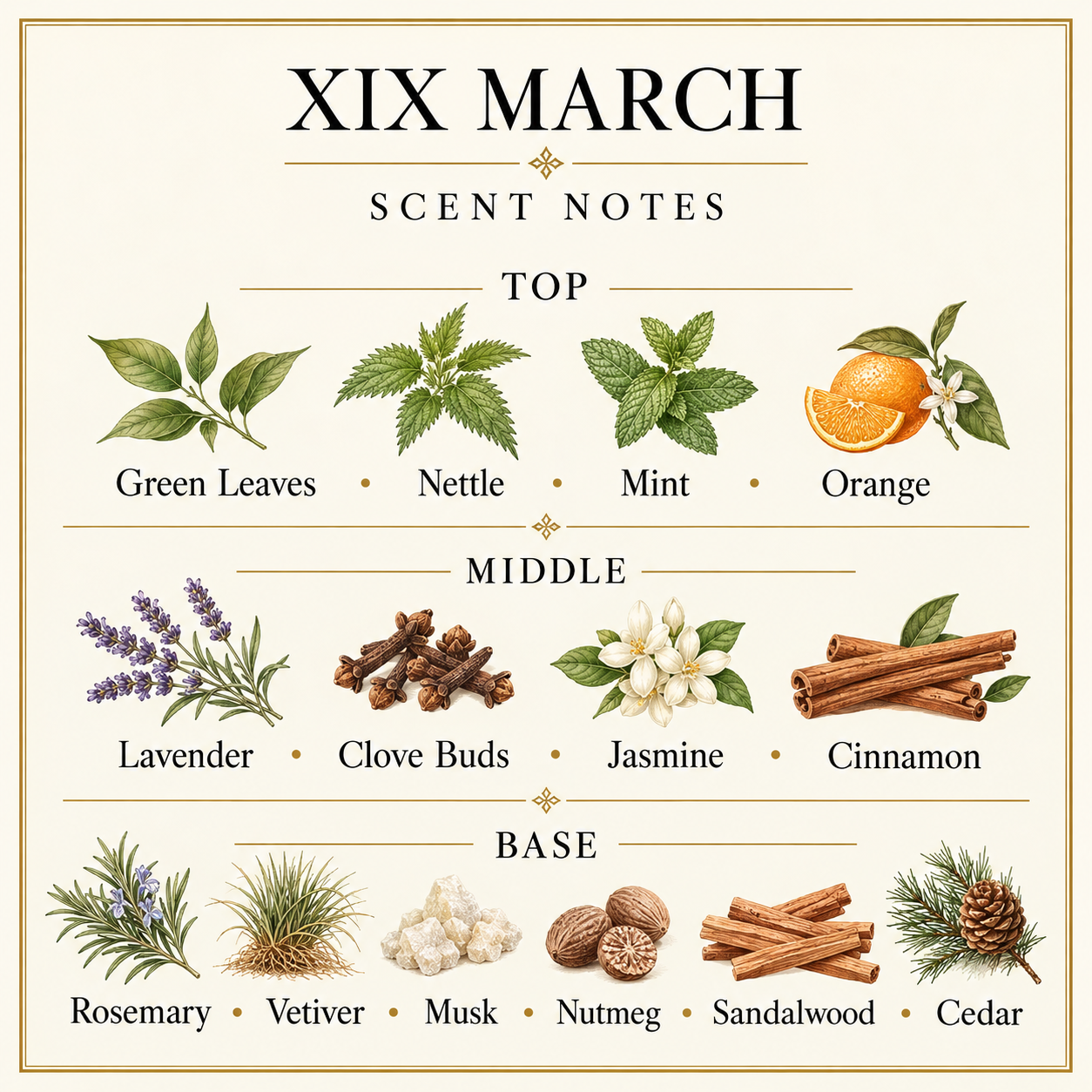 Xix March Extrait De by Tiziana Terenzi 3.4 Oz Parfum Spray for Unisex - Notes [Drive:1exWF8QQdC9dg5N4v7GCRa1yS2p6_MGgb]