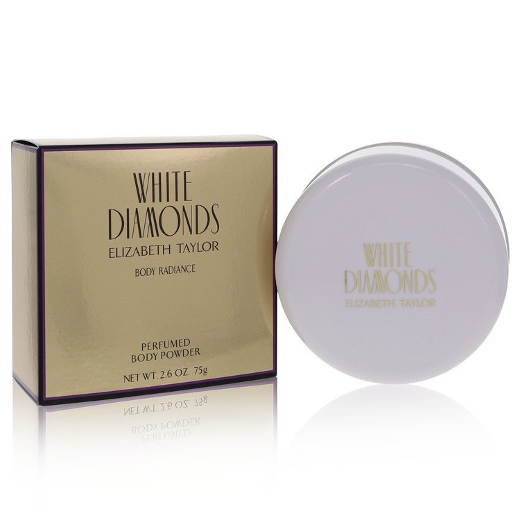 White Diamonds Perfume by Elizabeth Taylor Dusting Powder 2.6 oz for Women - Authentic Fragrance - Discount Women Perfume or Cologne Fragrance