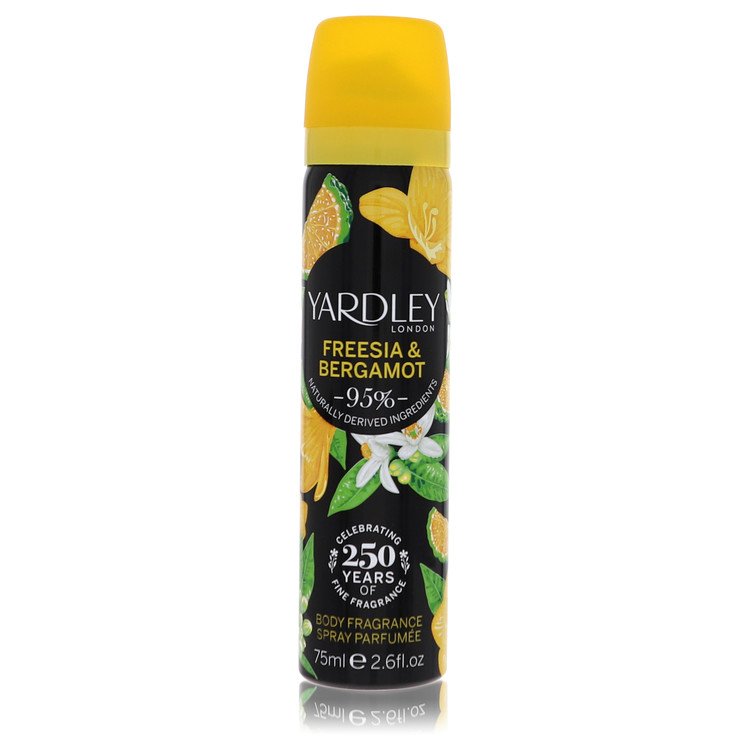 Yardley Freesia & Bergamot Perfume by Yardley London Body Fragrance Spray 2.6 oz for Women - Authentic Fragrance - Discount Women Perfume or Cologne Fragrance