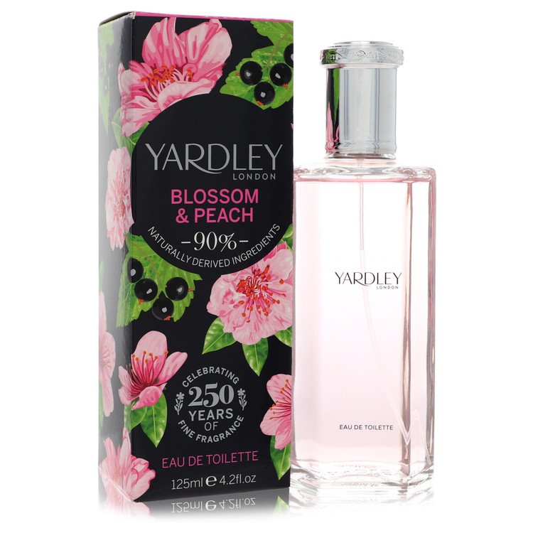 Yardley Blossom & Peach Perfume by Yardley London Eau De Toilette Spray 4.2 oz for Women - Authentic Fragrance - Discount Women Perfume or Cologne Fragrance