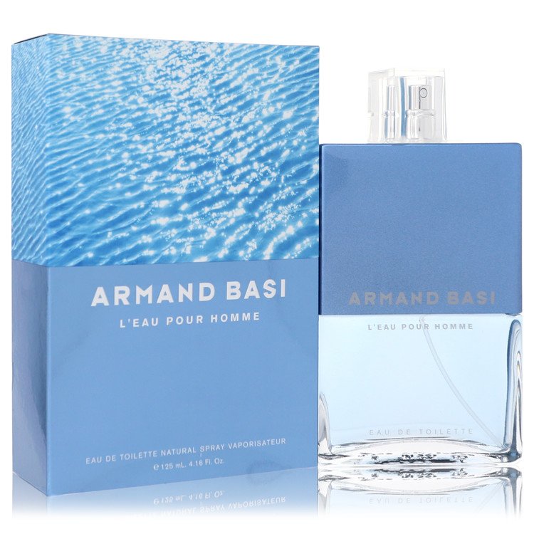 Armand Basi L'eau Pour Homme Cologne by Armand Basi Eau De Toilette Spray 4.2 oz for Men - Authentic Fragrance - Discount Men Perfume or Cologne Fragrance