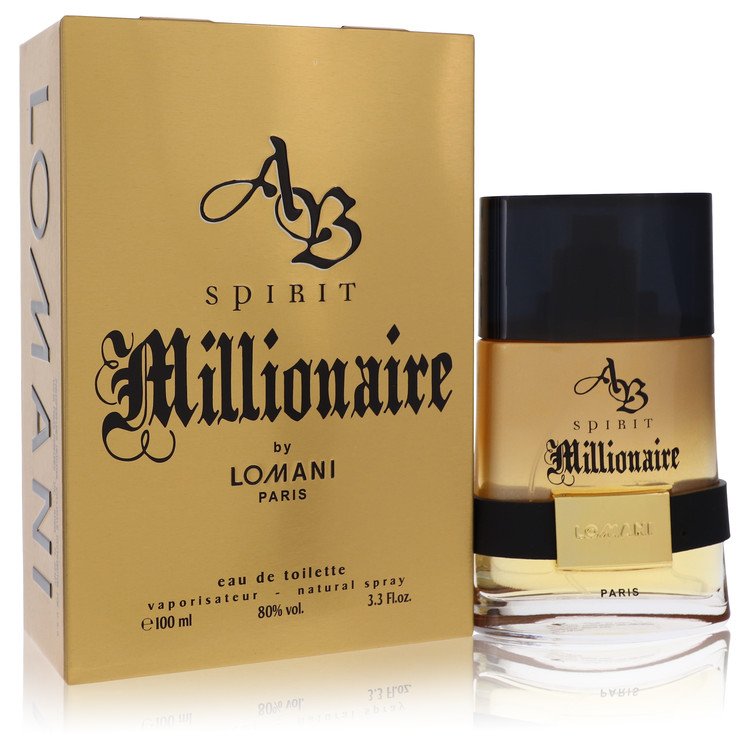 Spirit Millionaire Cologne by Lomani Eau De Toilette Spray 3.3 oz for Men - Authentic Fragrance - Discount Men Perfume or Cologne Fragrance
