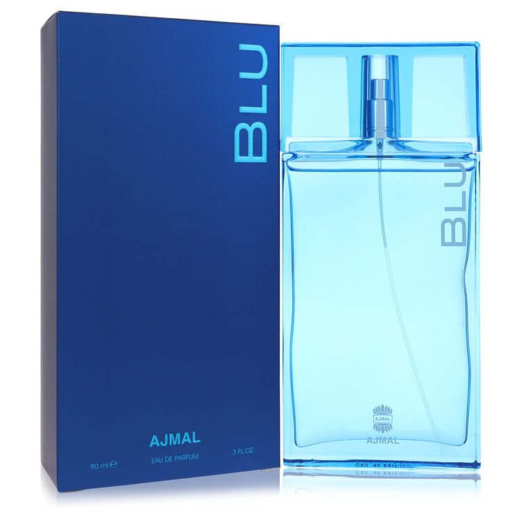 Ajmal Blu Cologne by Ajmal Eau De Parfum Spray 3 oz for Men - Authentic Fragrance - Discount Men Perfume or Cologne Fragrance