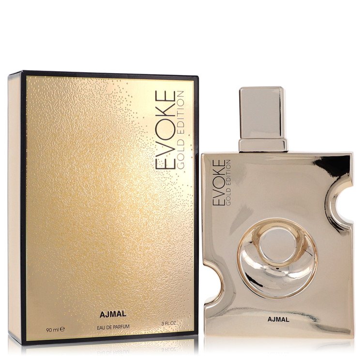 Ajmal Evoke Gold Cologne by Ajmal Eau De Parfum Spray 3 oz for Men - Authentic Fragrance - Discount Men Perfume or Cologne Fragrance