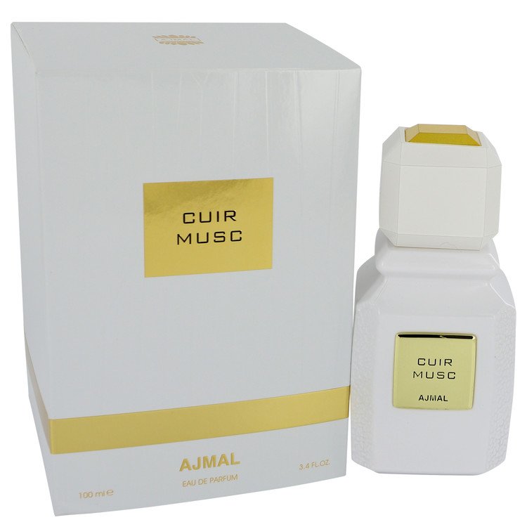 Ajmal Cuir Musc Perfume by Ajmal Eau De Parfum Spray (Unisex) 3.4 oz for Women - Authentic Fragrance - Discount Women Perfume or Cologne Fragrance