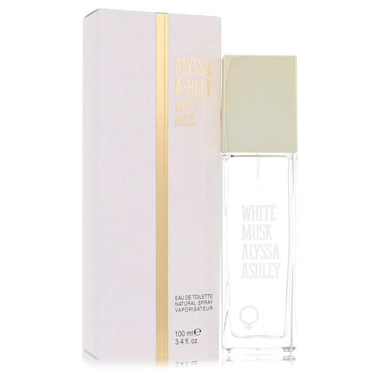 White Musk by Alyssa Ashley 3.4 oz oz Eau De Toilette Spray for Women - Perfumes4All