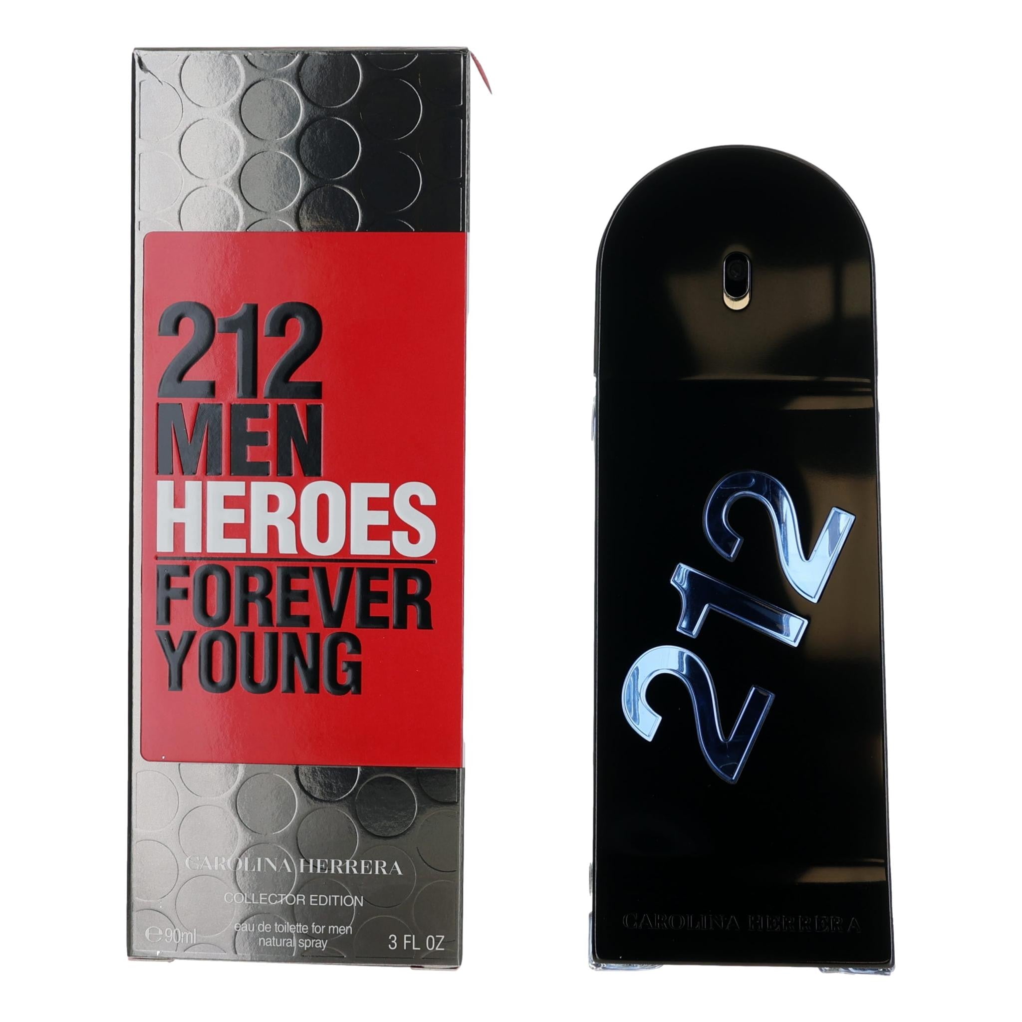 212 Heroes Forever Young by Carolina Herrera Cologne for Men 3 oz