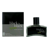 Black Is Black Sport by nuparfums Cologne 3.4 oz EDT Spray for Men