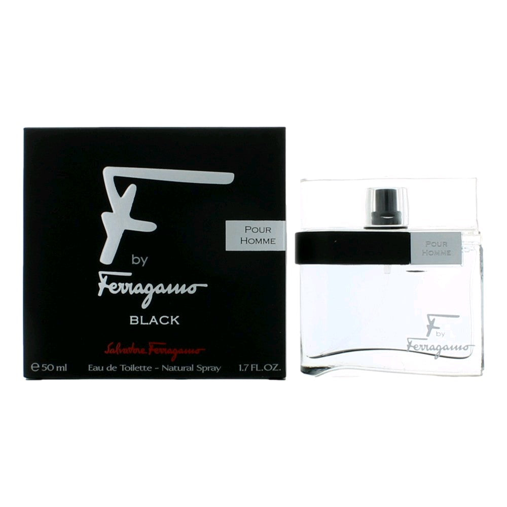 F Black by Salvatore Ferragamo Cologne for Men 1.7 oz