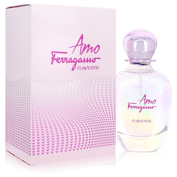Amo Flowerful Perfume by Salvatore Ferragamo Eau De Toilette Spray 3.4 oz for Women - Authentic Fragrance - Discount Women Perfume or Cologne Fragrance