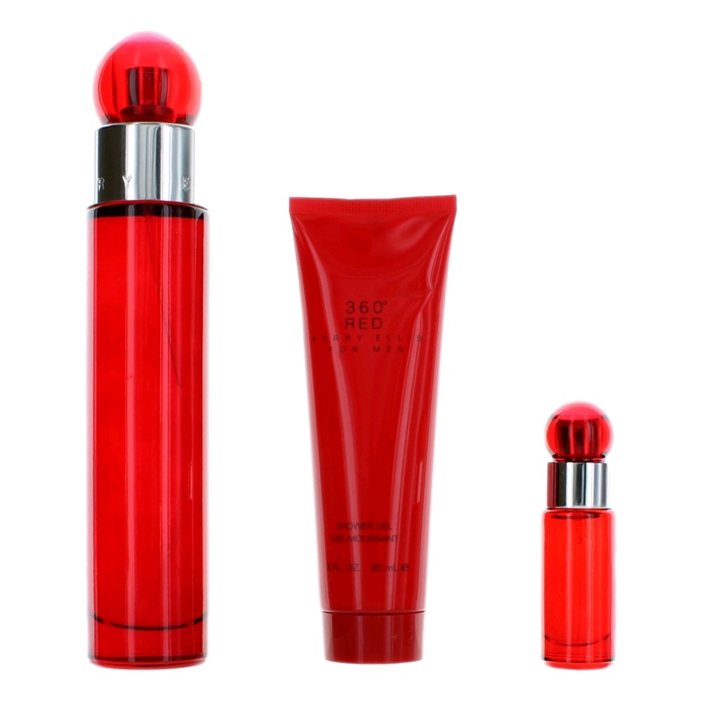 360 Red Gift Set by Perry Ellis Gift Set for Men
