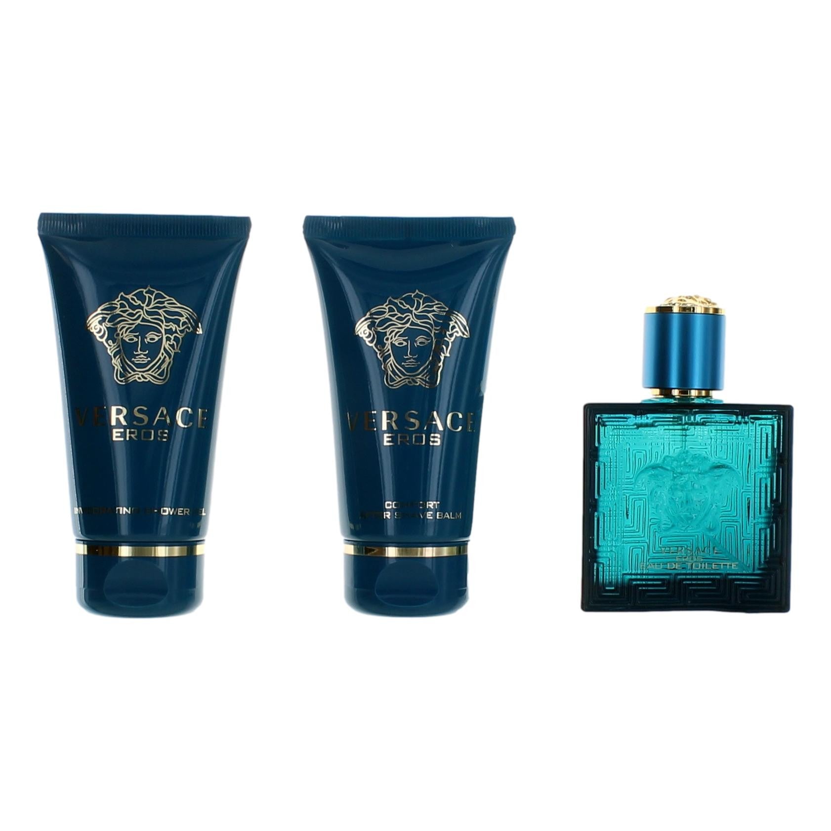 Eros Gift Set by Versace Gift Set for Men