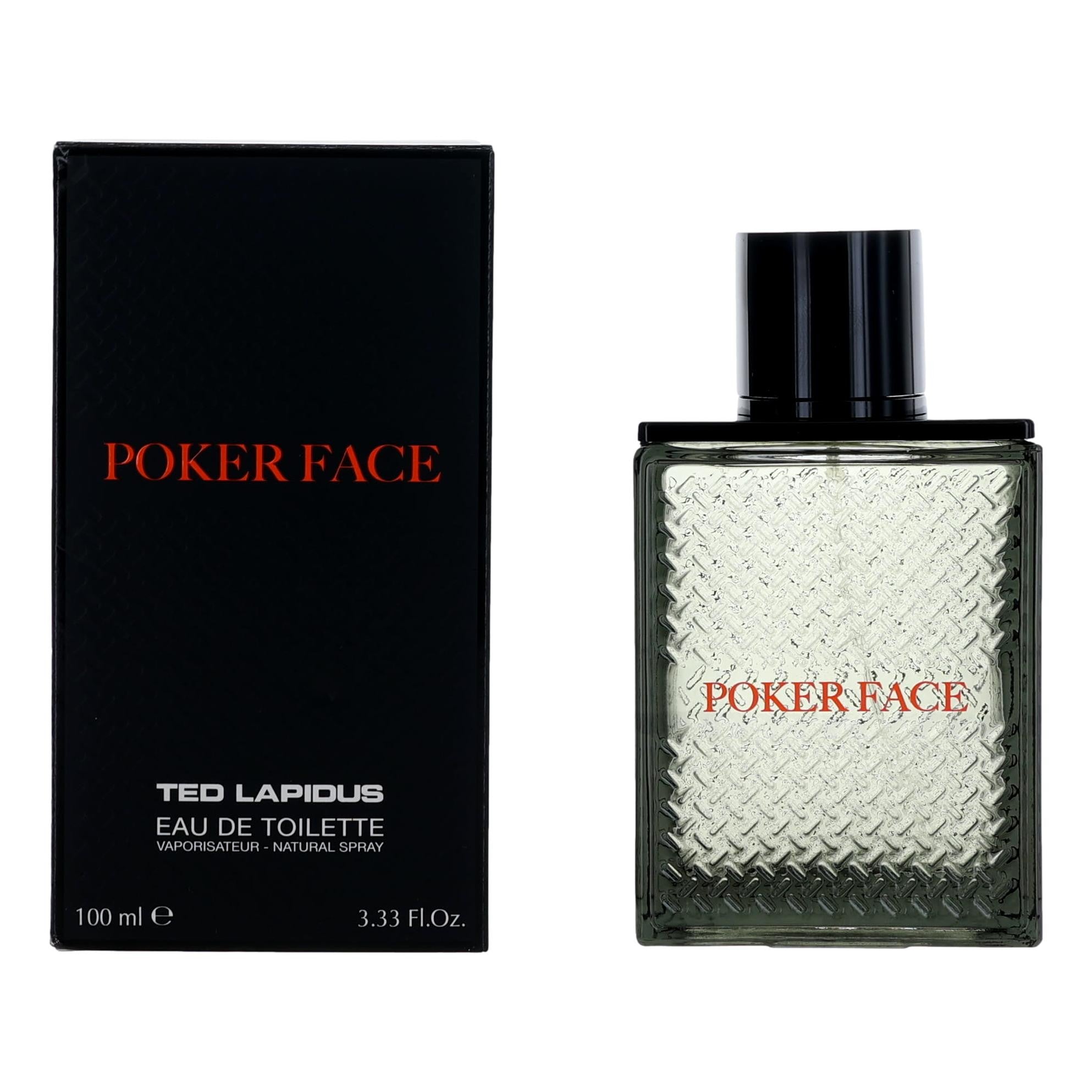 Poker Face by Ted Lapidus Cologne for Men 3.3 oz