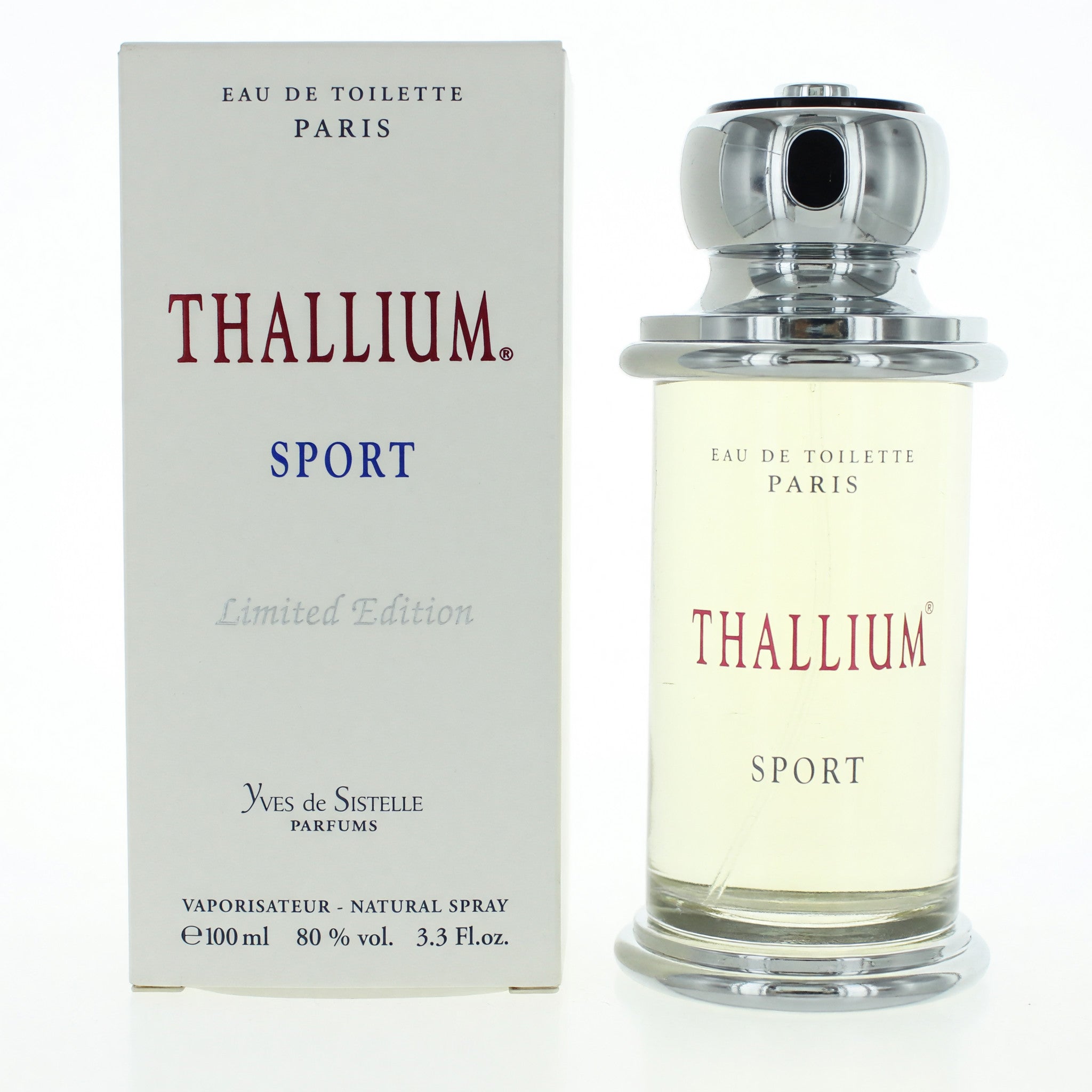 Thallium Sport by Jacques Evard Cologne for Men 3.3 oz