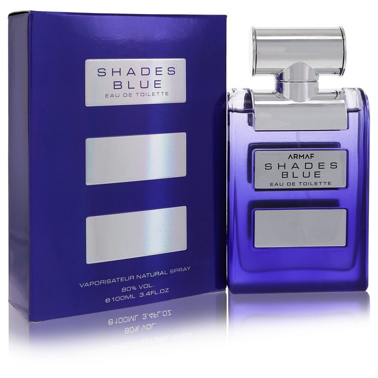 Shades Blue Cologne By Armaf 3.4 Oz Eau De Toilette Spray For Men In Box
