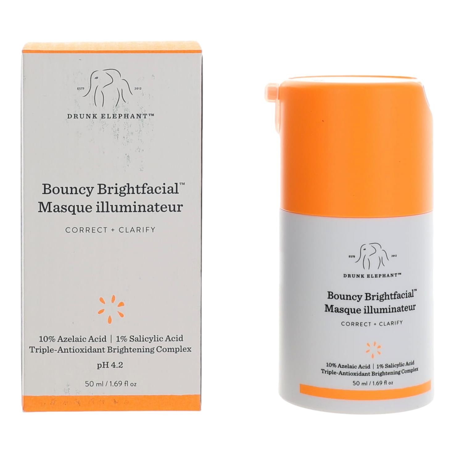 Bouncy Brightfacial by Drunk Elephant Fragrance for Unisex 1.69 oz