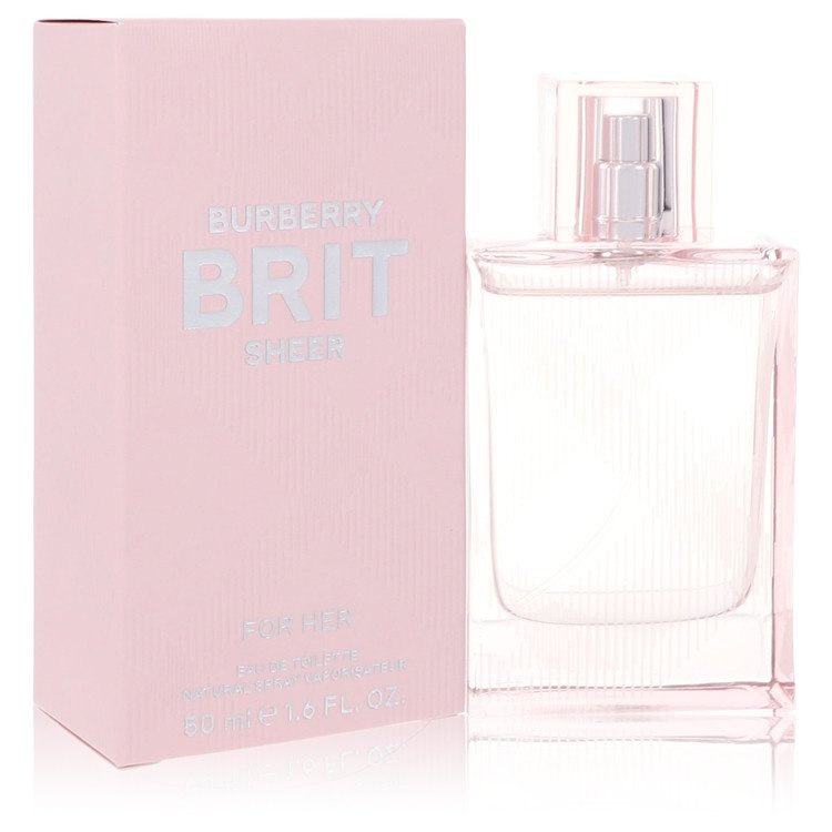 Burberry Brit Sheer Perfume By Burberry 1.6 Oz Eau De Toilette Spray For Women In Box
