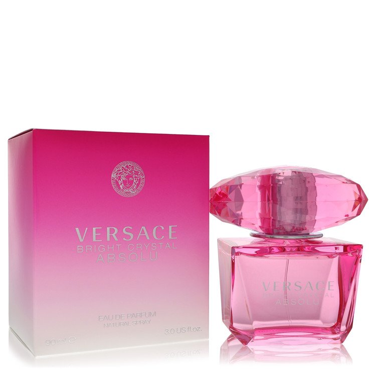 Bright Crystal Absolu Perfume by Versace Eau De Parfum Spray 3 oz for Women - Authentic Fragrance - Discount Women Perfume or Cologne Fragrance