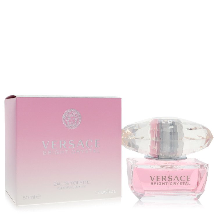 Versace Bright Crystal Perfume By Versace 1.7 Oz Eau De Toilette Spray For Women In Box
