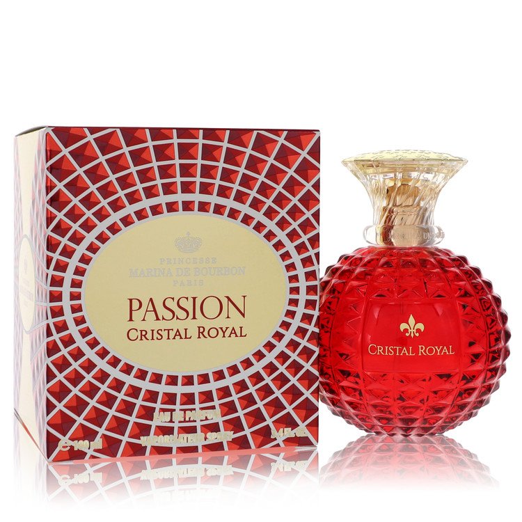 Marina De Bourbon Cristal Royal Passion Perfume by Marina De Bourbon Eau De Parfum Spray 3.4 oz for Women - Authentic Fragrance - Discount Women Perfume or Cologne Fragrance