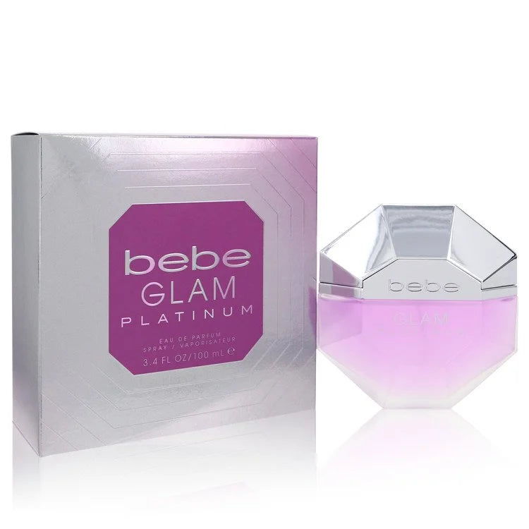 Glam Platinum by Bebe 3.4 oz Eau De Parfum Spray for Women - Perfumes4All