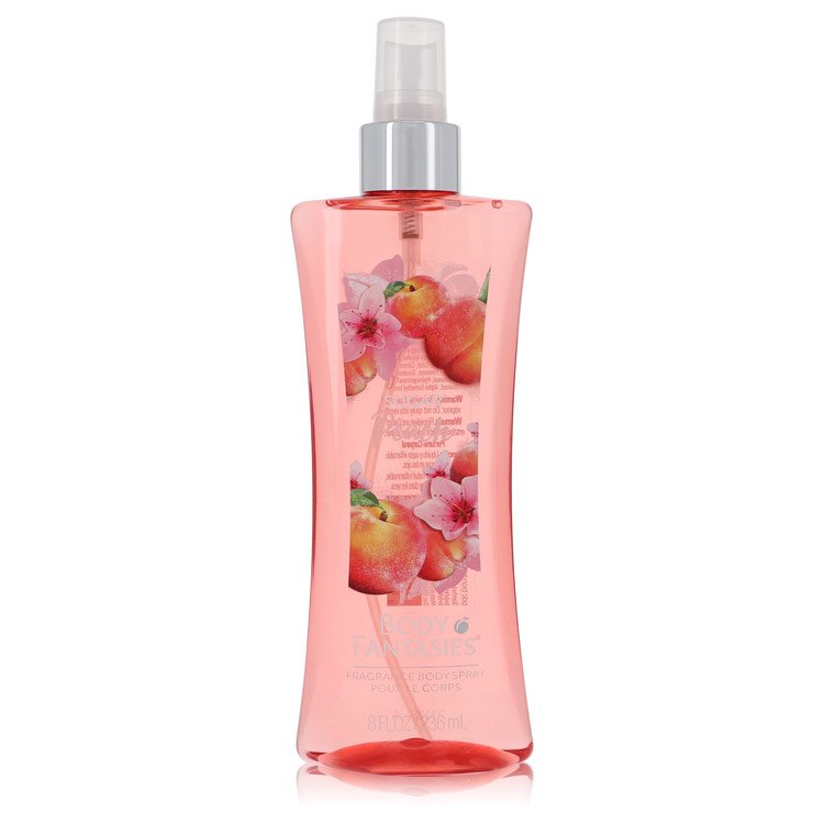 Body Fantasies Signature Sugar Peach Perfume by Parfums De Coeur Body Spray 8 oz for Women - Authentic Fragrance - Discount Women Perfume or Cologne Fragrance