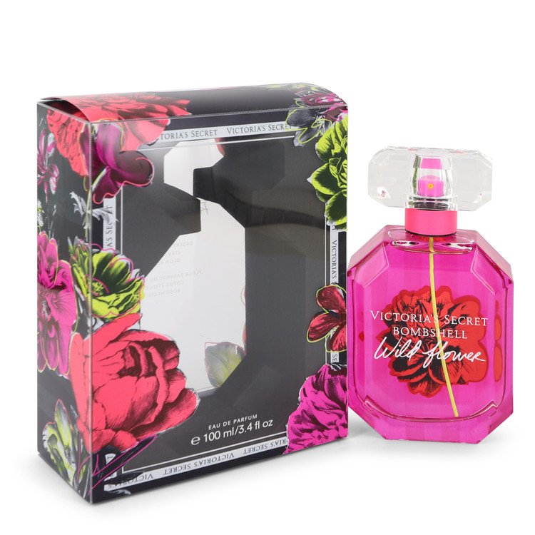 Bombshell Wild Flower Perfume by Victoria's Secret Eau De Parfum Spray 3.4 oz for Women - Authentic Fragrance - Discount Women Perfume or Cologne Fragrance