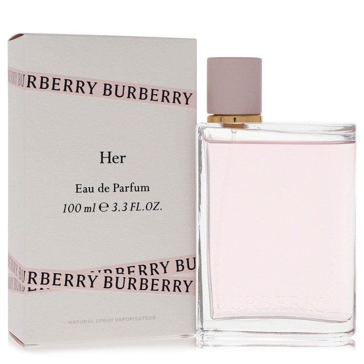Burberry Her Perfume by Burberry Eau De Parfum Spray 3.4 oz for Women - Authentic Fragrance - Discount Women Perfume or Cologne Fragrance