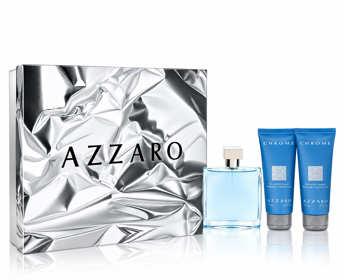 Chrome Sp 3.4, Sg 2.53, Sg by Azzaro 2.53 oz Spray for Men